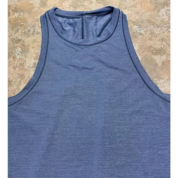 NWOT LULULEMON Hot Like Agni Singlet BLUE SEAMLESS TANK TOP SZ 6 - Picture 6 of 6